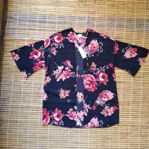 Kaileigh by Stitch Fix Kimono Floral  Open Front